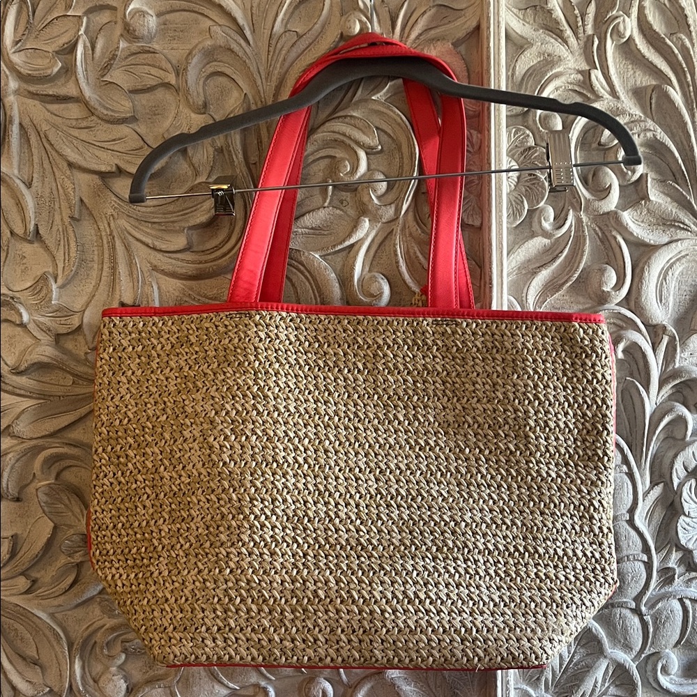 Kate Spade Raffia Tote Bag - Picture 5 of 6